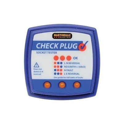 Martindale CP501 Check Plug - Socket Tester • £17.95