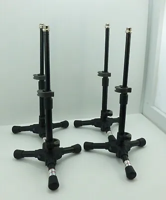 PEAK Tabletop Music Stands Modified Tripods Lot Of 4 • $34.95