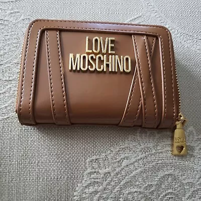 Love Moschino Zip Around Logo Wallet With Coin Purse • $26.78