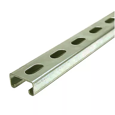 0.812  X 1.625  X 24 Inches Gold Galvanized Steel Slotted Strut Channel 12 Ga • $20.68