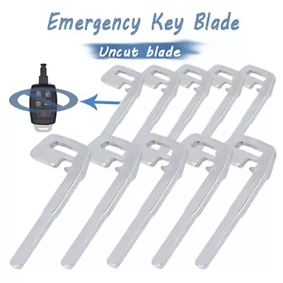 10 Smart Remote Emergency Key Blade Uncut Blank For Volvo C30 S40 V50 C70 862556 • $30.33