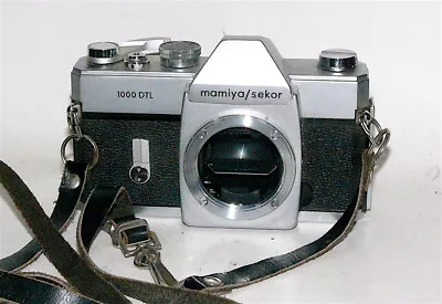 Mamiya/Sekor 1000 DTL 35MM Film Camera W/Case AS-IS • $21.42