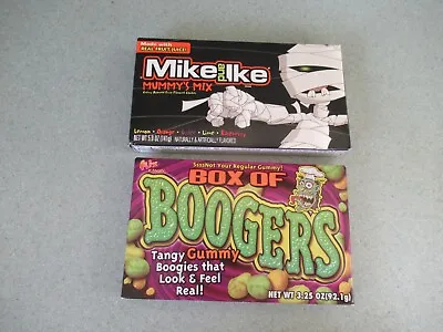 NOS Mike And Ike Mummy's Mix & Boogers Halloween Collector's Boxes Of Candy • $9