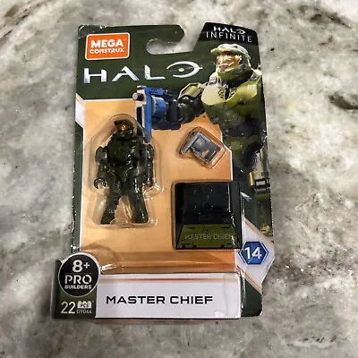 🎄MEGA Construx - Halo Infinite S14 Micro Action Figure MASTER CHIEF 22 PCs🎄 • $15.37