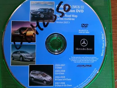  For 2005 2006 2007 2008  Mercedes Navi DVD Map BQ 646 0226 COMAND MCS II  • $68