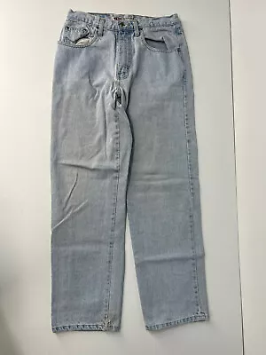 VINTAGE 1990s UNION BAY UB-6086 WIDE LEG MENS STONEWASH JEANS 31x30  FREE SHIP • $29