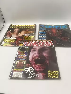 Lot Of 3 Horror Magazines! Fangoria Cryptic And Movie Mystique • $19.99