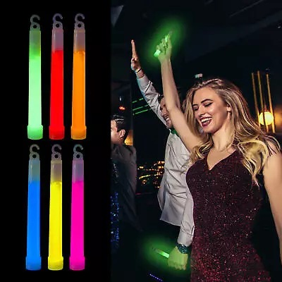 Ultra Bright Glow Sticks - Multi Use For Parties Camping Emergency - 10 Pack • $17.01