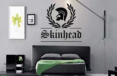 £6 • Buy Skinhead Laurel Leaf Music Lounge Vinyl Wall Art Decal Sticker