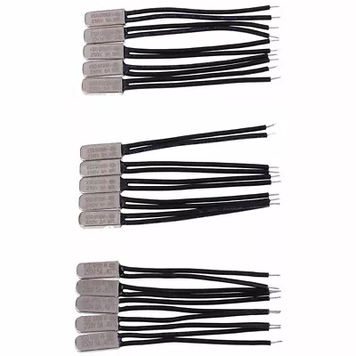 £4.45 • Buy 5Pcs KSD9700 Degrees Celsius Thermostat Control Temperature Switch 5A 250V_$d