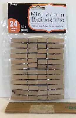 Darice Mini Clothes Pins 1.87” 24cnt • $1.99