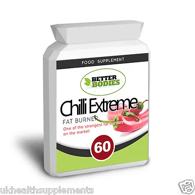 Very Strong Extreme Fat Burner Pills Weight Loss Slimming Diet Capsules 60  • £9.98