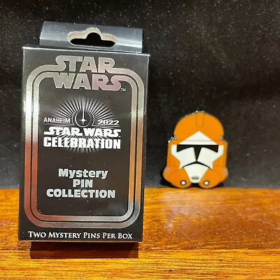 Star Wars Celebration 2022 - Mystery Pin Collection Orange Clone Trooper Helmet • $52.43