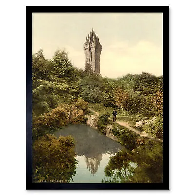 Stirling Wallace Monument Photomechrome Wall Art Print Framed 12x16 • £26.99