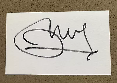 Olly Murs Hand Signed 5x3 Plain White Index Card X Factor • £4.99