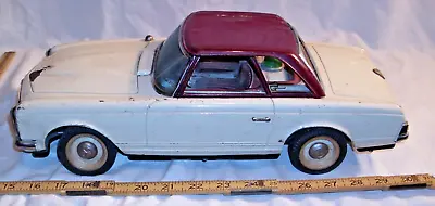 Mercedes Benz 230sl Sports Car Coupe Large Tin Battery Toy Modern Toys Japan • $149.99