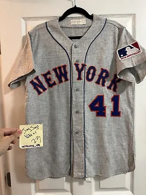 Mitchell & Ness 1969 New York Mets Tom Seaver Jersey Sz M World Series Gift • $495