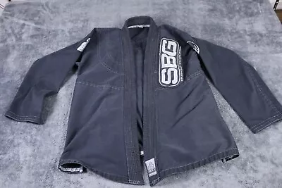 SBG Gi Top Adult Size A3 Black Gray Straight Blast Gym Jiujitsu Workout Top • $31.34