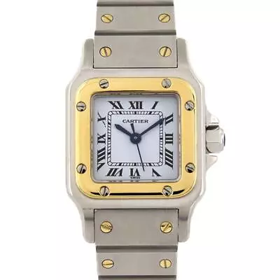Authentic Cartier Santos Garbe SM Gold & Steel SSxYG Automatic  #260-006-840-... • $3132.77