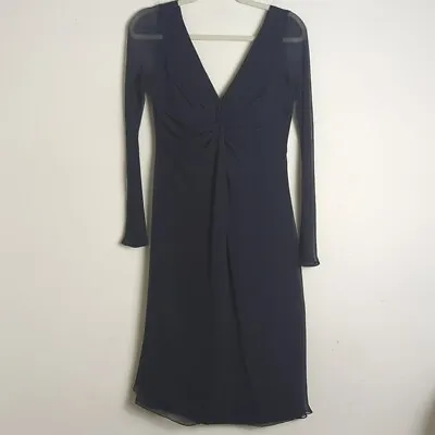 100% Silk Layered Evening Dress Women's Size 6 • $50