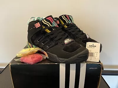 $249 • Buy Adidas Lemar & Dauley Streetball 08 Sz 9.5 Mens Black Vintage Basketball 
