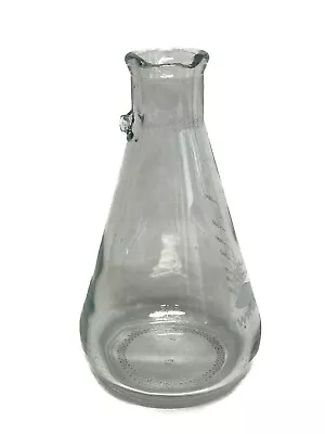 VWR Glass 1000mL Graduated Heavy Wall Erlenmeyer Filter Flask W/Broken Sidearm B • $24.99