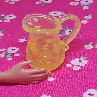 Mattel Barbie Doll ~ Kitchen Accessory ~ LEMONADE YELLOW PITCHER ~ Food Diorama • $7.99