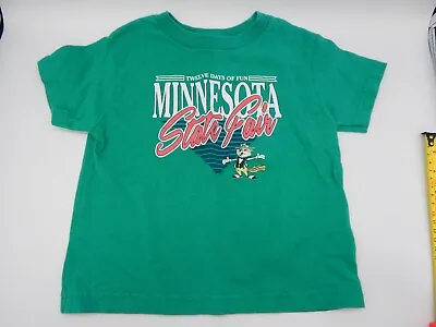 Green Fairchild The Gopher Minnesota State Fair 4T Childrens T Shirt 1990s E368 • $35