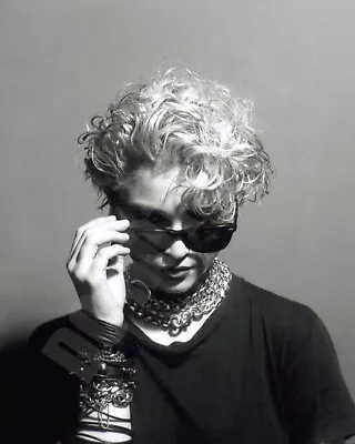 1983 Madonna Debut Album Alternate Cover Peering Through Sun GlassesA 8x10 Photo • $11.99