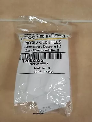 New Genuine OEM Whirlpool Washer Washing Machine Wax Motor 12002535 • $6