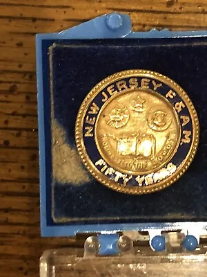 Vintage Obsolete  Inspector F & AM Masons Retired  NJ Tie Tack Pin • $9