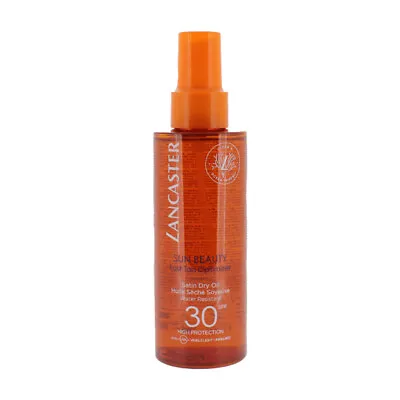 Lancaster Sun Beauty Fast Tan Optimiser Sunscreen Spray SPF30 Satin Dry Oil • £24