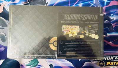 $350 • Buy Pokemon Sword And Shield Ultra Premium Collection Zacian & Zamazenta Sealed Box