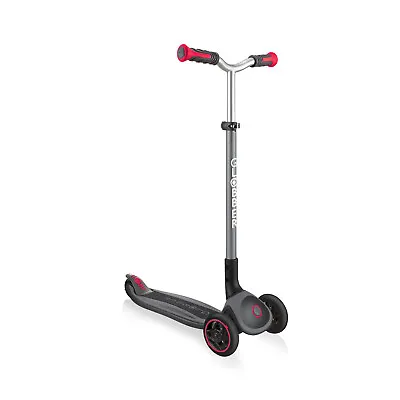 Globber MASTER Foldable 3 Wheel Scooter Black Red • $199