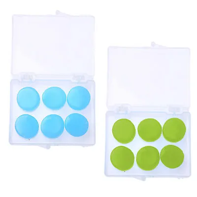 3 Pairs Soft Moldable Silicone Ear Plugs In 1 Travel Storage Boxes  • $7.71