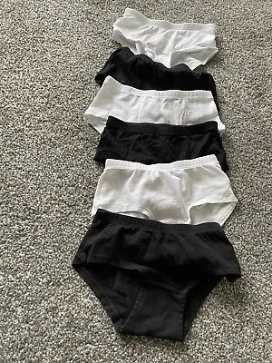 Marks & Spencer 6 Pairs Boys Underpants Age 3-4 • £4