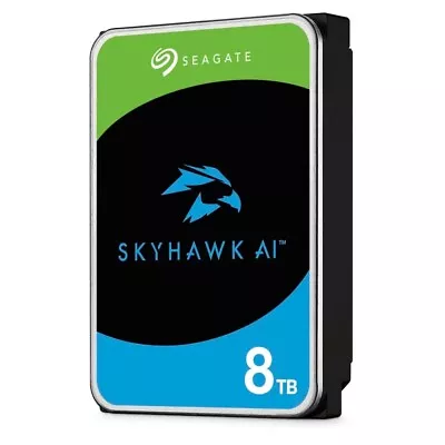 Seagate ST8000VE001 SkyHawk AI 8TB Surveillance 3.5 HDD For CCTV Hikvision Etc. • £130