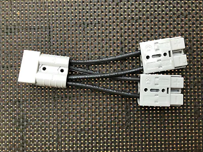 $17.24 • Buy Anderson Style Plug 50 Amp Connector Double Y Adaptor 4MM Solar Cable
