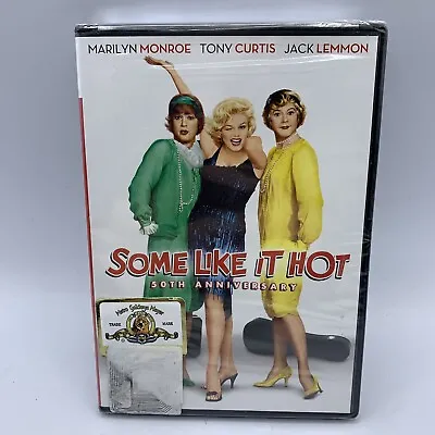Some Like It Hot 1959 (DVD 2009) Marilyn Monroe 50th Anniversary SEALED NEW • $11.95