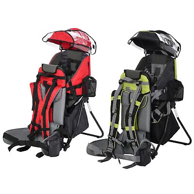 Baby Backpack Carrier For Hiking With Ergonomic Hip Seat Detachable Rain Cover • £81.99