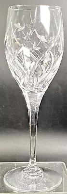 Mikasa “English Garden” Crystal Stemmed Water Glass 9” • $40