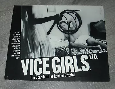 Vice Squad Girls Promo Movie Pressbook Sexploitation Linda Bennett Joann Brier • $9.99