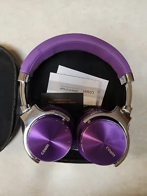 Cowin E7 Pro Active Noise Cancelling Headphones - Purple • $60