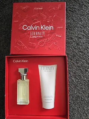 Calvin Klein Eternity 30ml EDP & 100ml Body Lotion Gift Set For Women • £35