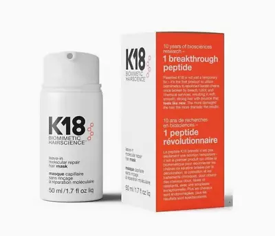 K18 Leave-in Molecular Repair Hair Mask - 50ml • £14.99