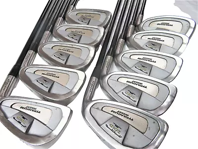 MIZUNO T-ZOID T3 NICK FALDO Perfect 10pc R-flex Irons Set Golf Clubs NWO • $499.99