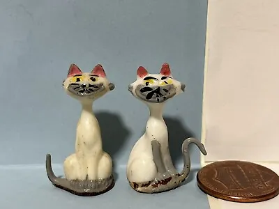 Marx Disneykins Siamese Cats Plastic Figures Walt Disney Lady & Tramp Characters • $77.99