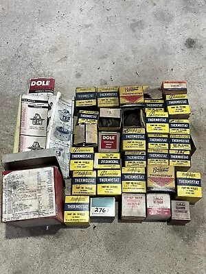 NOS NORS Lot Of Thermostats And Thermostat Water Outlet Gaskets. 1950’s 1940’s • $0.99