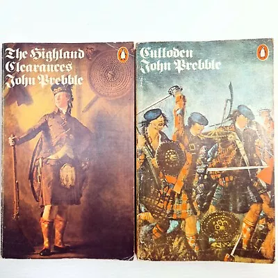 $28.50 • Buy John Prebble Books X 2 Bundle Lot Culloden & The Highland Clearances Outlander