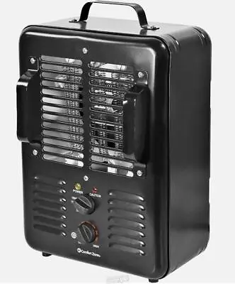 Comfort Zone 1500-Watt Milk House Style Fan Electric Portable Heater CZ798BK • $39.99